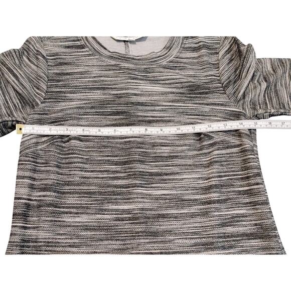 Trina Turk Bellingham Gray Space Dye Long Sleeve Knit Dress Womens Small - Picture 5 of 6